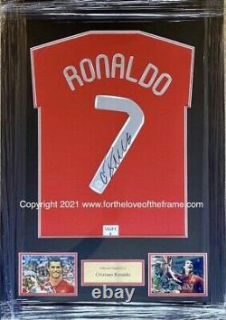 Cristiano Ronaldo CR7 Manchester United Signed Football Soccer 2008 Jersey Shirt