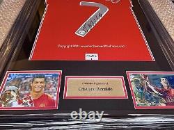 Cristiano Ronaldo CR7 Manchester United Signed Football Soccer 2008 Jersey Shirt