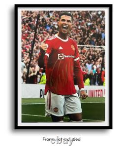Cristiano Ronaldo Hand Signed 16x12 Manchester United Autograph Photo PROOF COA