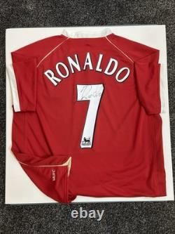 Cristiano Ronaldo Manchester United 2006-2007 Signed Shirt