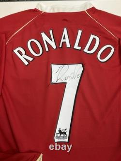 Cristiano Ronaldo Manchester United 2006-2007 Signed Shirt