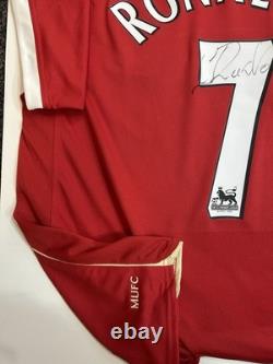 Cristiano Ronaldo Manchester United 2006-2007 Signed Shirt