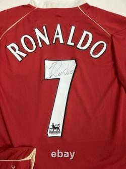 Cristiano Ronaldo Manchester United 2006-2007 Signed Shirt