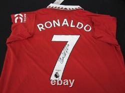 Cristiano Ronaldo Manchester United Autographed Signed Jersey COA