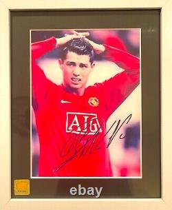 Cristiano Ronaldo, Manchester United, Real Madrid, Signed 10 X 8 Photo & COA