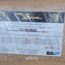 Cristiano Ronaldo Manchester United Signed Framed Photo Collage Display COA