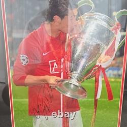 Cristiano Ronaldo Manchester United Signed Framed Photo Collage Display COA