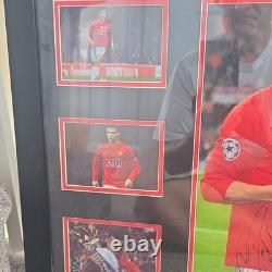 Cristiano Ronaldo Manchester United Signed Framed Photo Collage Display COA