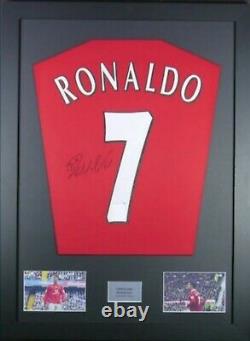 Cristiano Ronaldo Manchester United Signed Shirt Display