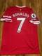 Cristiano Ronaldo Manchester United home Shirt With Coa Included #7