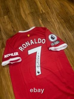 Cristiano Ronaldo Manchester United home Shirt With Coa Included #7