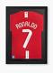 Cristiano Ronaldo Signed 2008 Manchester United Framed CL Home Shirt with COA
