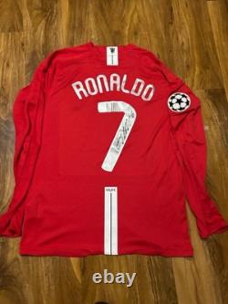 Cristiano Ronaldo Signed 2022/23 Manchester United Shirt with COA