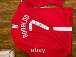 Cristiano Ronaldo Signed 2022/23 Manchester United Shirt with COA