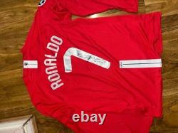 Cristiano Ronaldo Signed 2022/23 Manchester United Shirt with COA