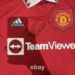 Cristiano Ronaldo Signed 2022/23 Manchester United Shirt with COA