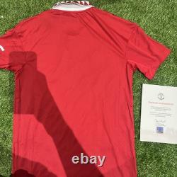 Cristiano Ronaldo Signed 2022/23 Manchester United Shirt with COA