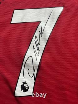 Cristiano Ronaldo Signed Autograph Manchester United Football Shirt Photo Proof