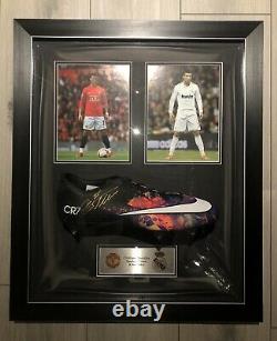 Cristiano Ronaldo Signed CR7 Nike Boot Framed Or Unframed With COA