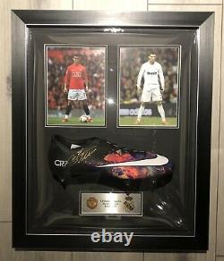 Cristiano Ronaldo Signed CR7 Nike Boot Framed Or Unframed With COA