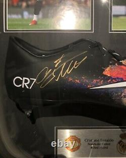 Cristiano Ronaldo Signed CR7 Nike Boot Framed Or Unframed With COA