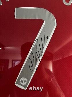 Cristiano Ronaldo Signed & Framed Nice Manchester United Shirt COA