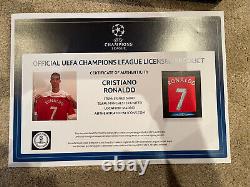 Cristiano Ronaldo Signed Icons Official Manchester United Shirt Jersey CR7