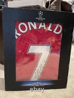 Cristiano Ronaldo Signed Icons Official Manchester United Shirt Jersey CR7