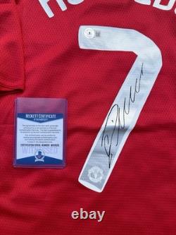 Cristiano Ronaldo Signed Man United Jersey, Beckett Authentication