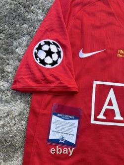 Cristiano Ronaldo Signed Man United Jersey, Beckett Authentication