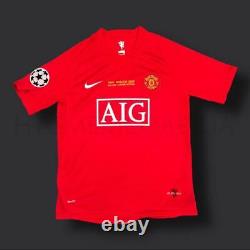Cristiano Ronaldo Signed Manchester United 2008 Champions League Final Shirt