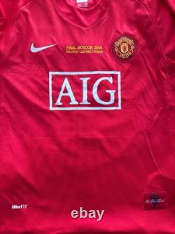 Cristiano Ronaldo Signed Manchester United 2008 Home Shirt With COA