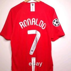 Cristiano Ronaldo Signed Manchester United 2008 Home Shirt With COA