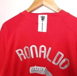 Cristiano Ronaldo Signed Manchester United 2008 Home Shirt With COA