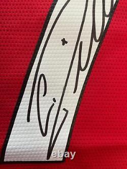 Cristiano Ronaldo Signed Manchester United 2021-22 Football Shirt. Damaged E