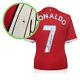 Cristiano Ronaldo Signed Manchester United 2021-22 Football Shirt. Damaged G