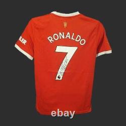 Cristiano Ronaldo Signed Manchester United 21/22 Shirt COA