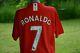 Cristiano Ronaldo Signed Manchester United Football Shirt with CoA charity