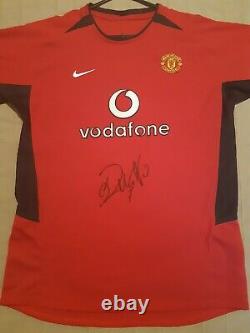 Cristiano Ronaldo Signed Manchester United Man Utd Shirt 2003 Debut Season