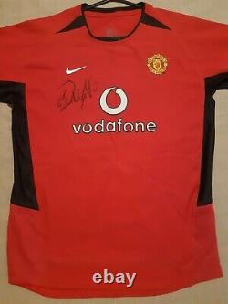 Cristiano Ronaldo Signed Manchester United Man Utd Shirt 2003 Debut Season