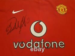 Cristiano Ronaldo Signed Manchester United Man Utd Shirt 2003 Debut Season