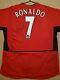 Cristiano Ronaldo Signed Manchester United Number 7 Shirt 2003 Debut Season