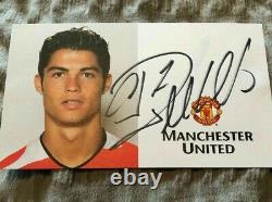 Cristiano Ronaldo Signed Number 7 Manchester United 2004 Man Utd Shirt