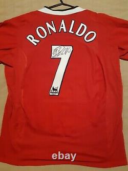 Cristiano Ronaldo Signed Number 7 Manchester United Man Utd 2004 Shirt