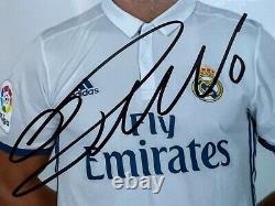 Cristiano Ronaldo Signed Real Madrid Club Card Manchester United