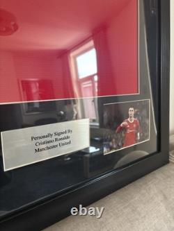 Cristiano Ronaldo Signed Shirt Framed BECKETT COA Manchester Utd JERSEY RARE