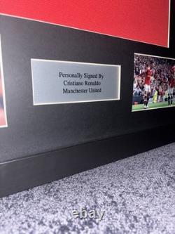 Cristiano Ronaldo Signed and Framed Manchester United Shirt Beckett New QR COA