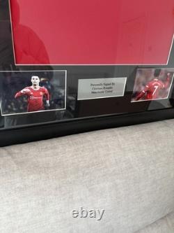 Cristiano Ronaldo Signed and Framed Manchester United Shirt Beckett Witnessed QR