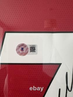 Cristiano Ronaldo Signed and Framed Manchester United Shirt Beckett Witnessed QR