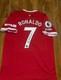 Cristiano Ronaldo hand signed Manchester United Home Shirt With Coa Included